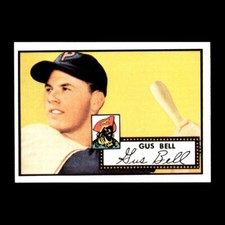 Gus Bell 1983 Topps 1952 Reprint Series Pittsburgh Pirates #170 NM+ Pack Fresh