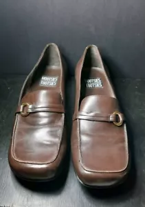 Mootsies Tootsies Dark Brown Loafer Slip On Shoe Size 9M Meadow - Picture 1 of 11