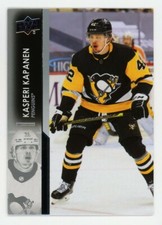 2021-22 Upper Deck #144 Kasperi Kapanen - Pittsburgh Penguins BASE HOCKEY CARD
