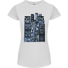 Speaker Stack Music HI-FI Womens Petite Cut T-Shirt