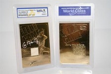 CAL RIPKEN JR 2000 Feel the Game Game Used Bat 23KT Gold Card Graded GEM MINT 10