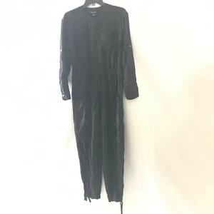 ATHLETA Celestial Utility Jumpsuit Size XS Black Longsleeve Solid Casual New - Picture 1 of 7