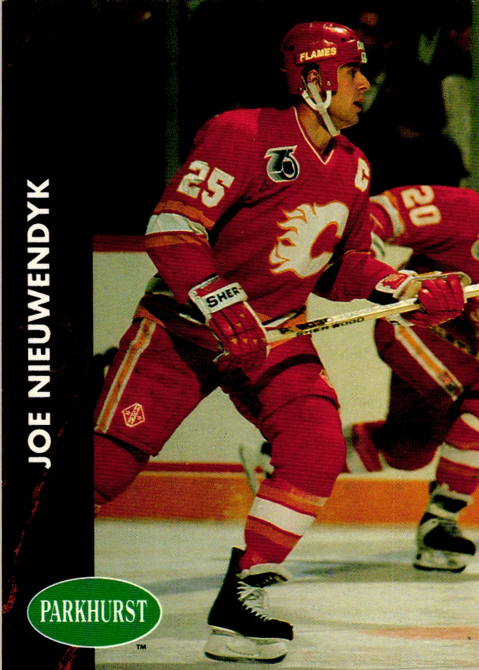 1991-92 Parkhurst Calgary Flames Hockey Card #23 Joe Nieuwendyk - Image 1 of 2