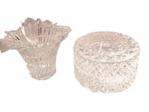 limoges Caja Cristal Vintage con Candelabro - Imagen 1 de 7