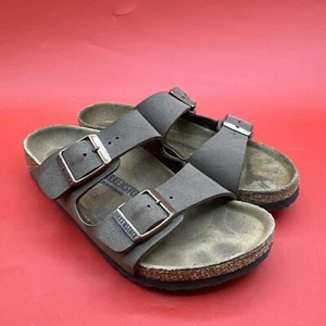 Birkenstock Arizona Kinder Braun Birko Flor Sandalen Größe 32 US L1 Schmal Gebraucht EUC - Bild 1 von 12