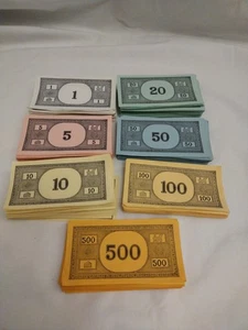 JUEGO COMPLETO DE DINERO MONOPOLY - c1970s Marca Parker Edición Deluxe Paquete Doble - Imagen 1 de 2