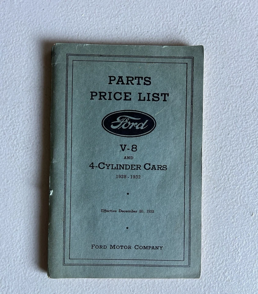 1928 1929 1930 1931 1932 Ford механические детали книга Deuce модели A и B - Изображение 1 из 4