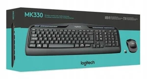 Logitech Wireless Kit MK330 Schwarz Optisch 1000 DPI QWERTY 2.4GHz - Bild 1 von 16