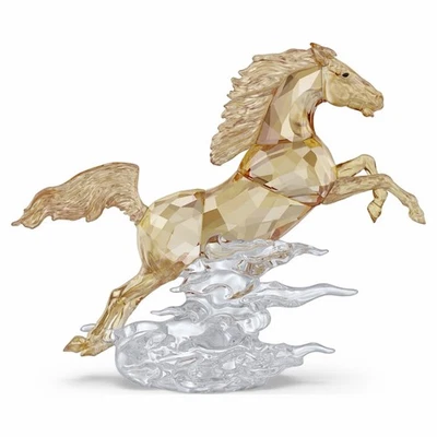 SWAROVSKI CRYSTAL Figurine Zodiac Asian Symbols Leaping Horse 56701370 NEW MIB - Image 1 of 4