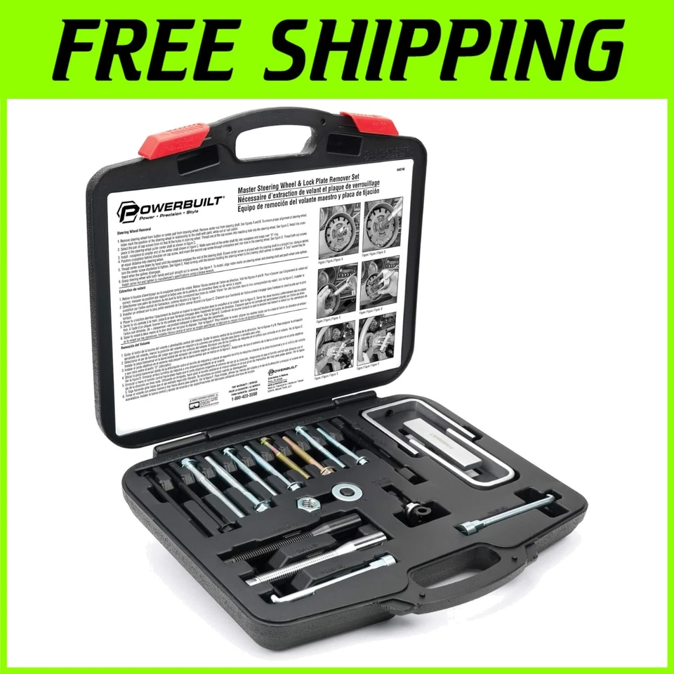 方向盘和锁板拉拔器套件 - 16 件套 — 第 1/4 张图片