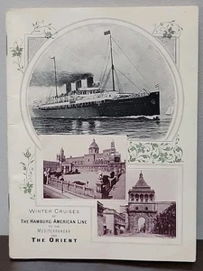 1898 Hamburg - American Line Orient Winter Kreuzfahrt Heft Reise Ozean Antik - Bild 1 von 8
