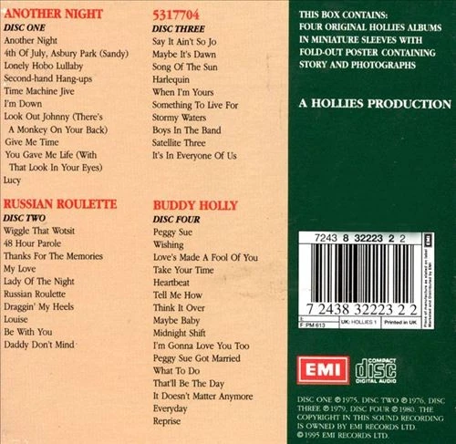 THE HOLLIES FOUR HOLLIES ORIGINALS NEW CD - Image 1 of 1