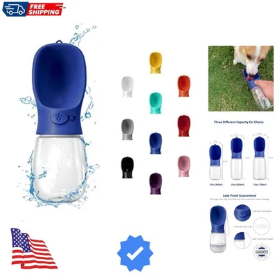 Compact 12 OZ Pet Water Dispenser – Perfect for Hiking and Travel with Dogs - Image 1 of 4