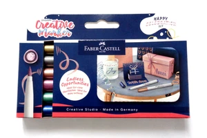 FABER-CASTELL Creative Marker GOLDFABER, 6er Etui  Große Pinselspitze - Bild 1 von 1