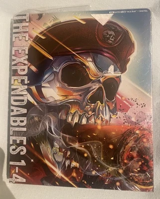 The Expendables 1-4  (4K ULTRA HD + BLU-RAY) Steelbook - Image 1 of 2