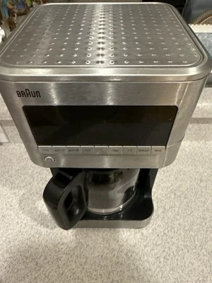 Cafetera de goteo de acero inoxidable Braun BrewSense de 12 tazas KF7170 Foto 1 de 4