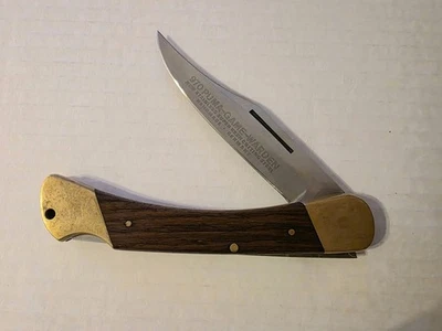 NAVAJA DE BOLSILLO DE UNA SOLA HOJA 🔥PUMA🔥DE COLECCIÓN - 970 PUMA-GAME WARDEN - ALEMANIA Foto 1 de 4