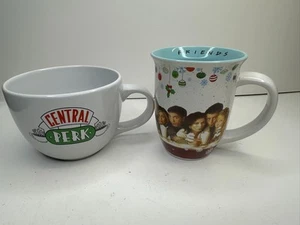 Friends the TV Show 16 White Central Perk Coffee Mug Tea Soup AND Coffee Cup - Picture 1 of 4