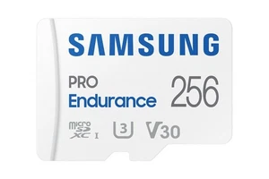 Samsung PRO Endurance 256GB microSDXC UHS-I U3 100MB/s Video Monitoring Memory C - Picture 1 of 10