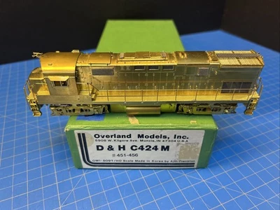 Overland OMI D&H Alco C424M Delaware & Hudson HO Brass Model #5091 - Image 1 of 4