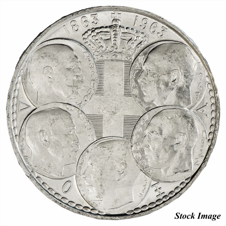 Grecia 30 Dracmai 1963 Dinastía Real Pablo I 18 g .835 plata 15 g ASW Foto 1 de 3