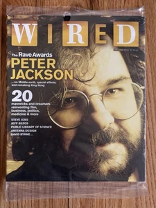 Wired Magazine April 2004 Peter Jackson Cover David Byrne Sealed - Picture 1 of 2