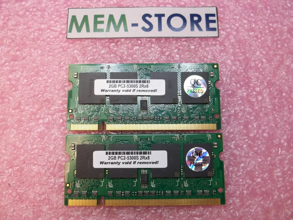 4GB 2x2GB DDR2-667 SODIMM Memory  Dell XPS M1730 for BIOS A11 or later - Image 1 of 1