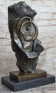 Vintage Dali Brutalist Bronze Sculpture 60`s Mid Century Modern Abstract Artwork - Picture 1 of 7