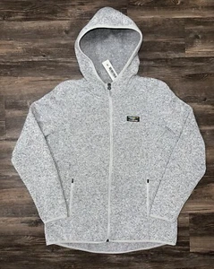 L.L.Bean Women’s Sweater Fleece Full Zip Hooded Jacket Hoodie Size Medium M - Picture 1 of 4