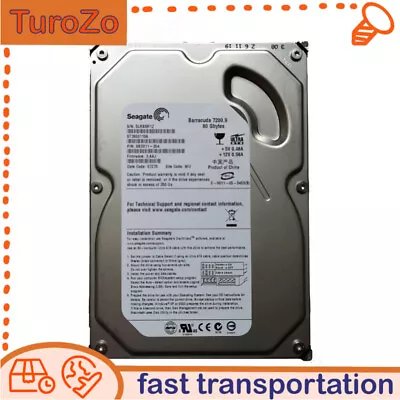 Original Seagate ST3802110A 80GB 7200RPM PATA IDE 3.5" Desktop HDD Hard Drive - Image 1 of 3