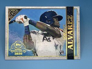 2020 Topps Gallery -Yordan Alvarez - (RC) National Baseball Card Day GP-9