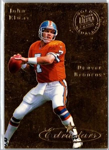 John Elway 1995 Ultra #486 Denver Broncos Very Good 1 - Picture 1 of 2