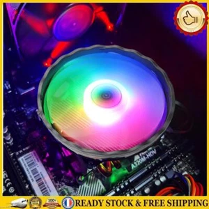 CPU Cooler Radiator Fan 4 Heat Pipes PWM 3 Pin for Intel LGA (RGB) - Afbeelding 1 van 10