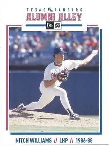 Texas Rangers New Era Alumni Alley Team Issued Postcard Mitch Williams SGA - Picture 1 of 1