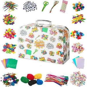 Jumbo Artes y Manualidades Kit Maleta -2.100+ Piezas Conjunto de Suministros de Arte para Adultos y Niños - Imagen 1 de 4