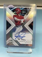 2018 Panini Elite Extra Edition Autograph JEREMIAH JACKSON Auto LA Angels