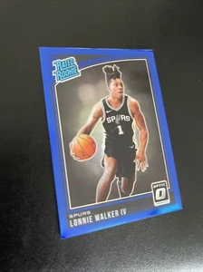 2018-19 Donruss Optic, Blue Prizm Rated Rookie RC #’d/49, Lonnie Walker IV #174 - Picture 1 of 3