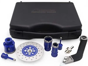 Diamond Hole Saw Set Porcelain Cutting Wheel for Tile Marble Ceramic Granite - Picture 1 of 5