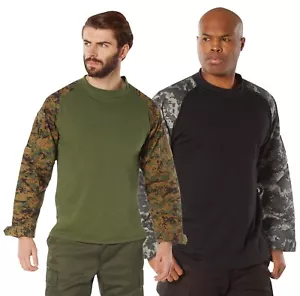 Tactical Airsoft Combat Shirts - Rothco Military Style Long Sleeve Shirt - Picture 1 of 15