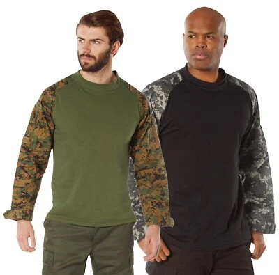 Tactical Airsoft Combat Shirts - Rothco Military Style Long Sleeve Shirt