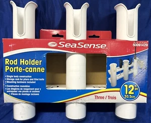 SeaSense 3-Rack Fishing Rod Holder for Your Boat, Pontoon, Garage – Convenien... - Picture 1 of 5