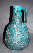 Fat Lava Keramik Vase -Manufaktur Gräflich Ortenburg Tambach- BlauTürkis/Schwarz