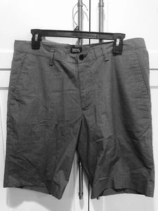 Michael Kors Mens Shorts Size 32 Gray White Flat Front Casual 100% Cotton Chino - Picture 1 of 7