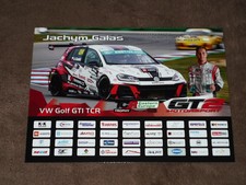 Jachym Galas - (2019) VW Golf GTI TCR - CZE card/card cca 15x21 cm