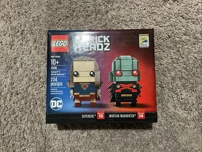 LEGO Brickheadz Supergirl & Martian Manhunter DC 41496 SDCC 1404 / 1500 - Image 1 of 3