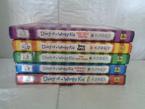 (5) - Diary of a Wimpy Kid Hardcover Books - #1-5 - Truth - Dog - Rodrick - Picture 1 of 1