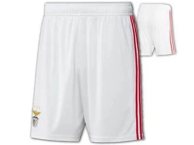Adidas Benfica Lisbonne Accueil Shorts Blanc Pantalons de Football Slb GR.S-XXL - Photo 1/2