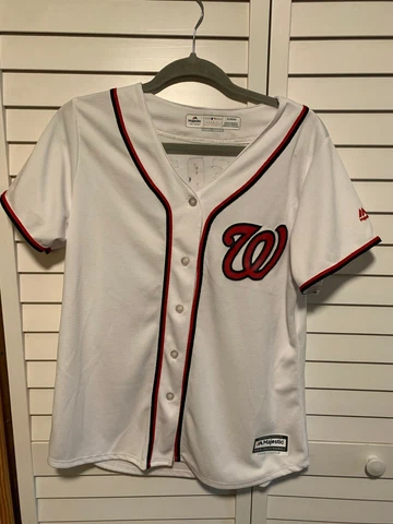 MAJESTIC MLB WASHINGTON NATIONALS BASEBALL JERSEY MAX SCHERZER YOUTH XL 18-20 Cover