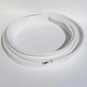 Kältemittelleitung Kupfer Isoliert 1/4" (6,35 mm) - 25 Meter Ring - Bild 1 von 2