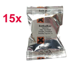 15 pastillas descalcificadoras descalcificador pass. para Jura, Krups, Philips, Melitta, Delonghi - Imagen 1 de 3